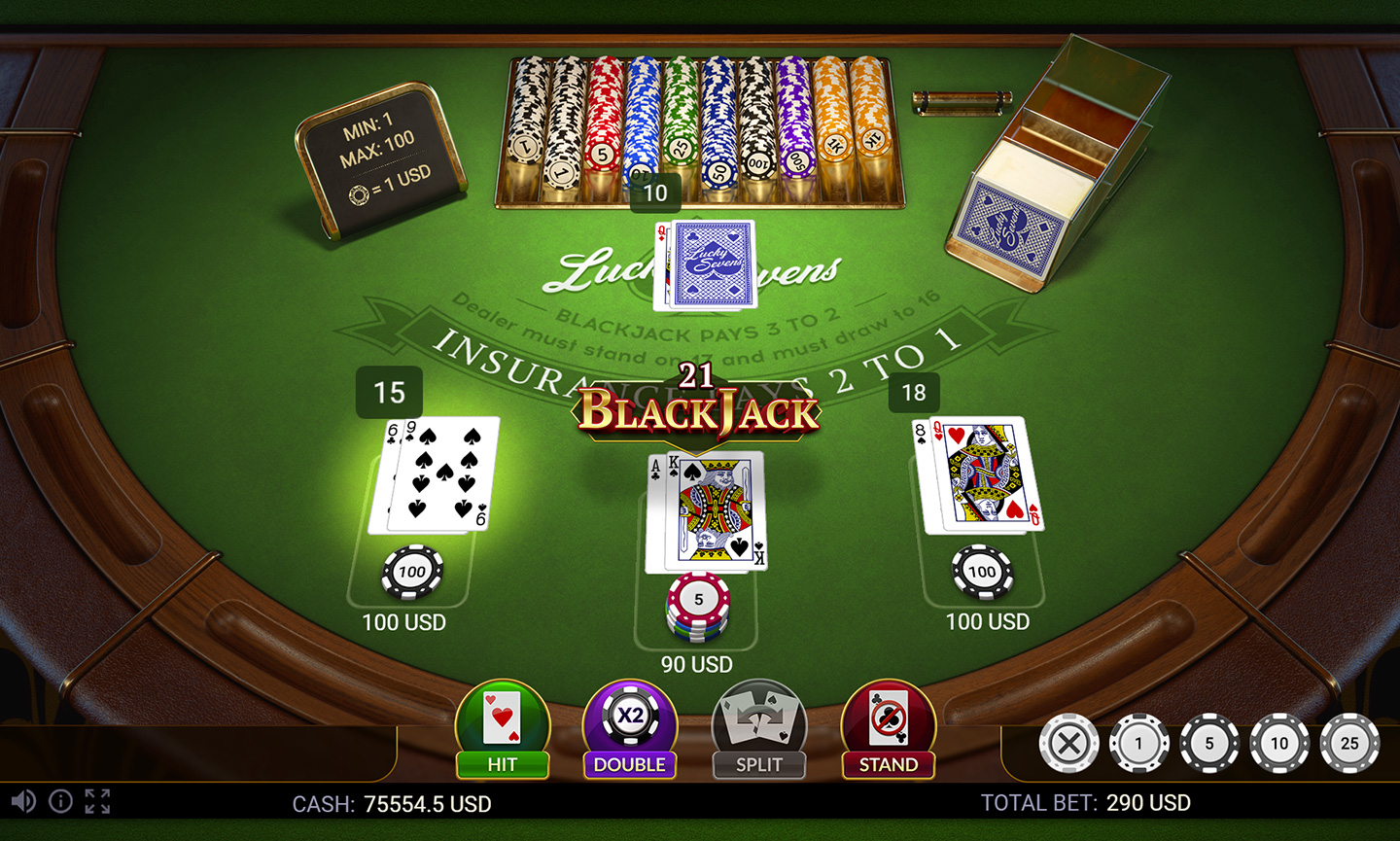 Blackjack Lucky Sevens Evoplay