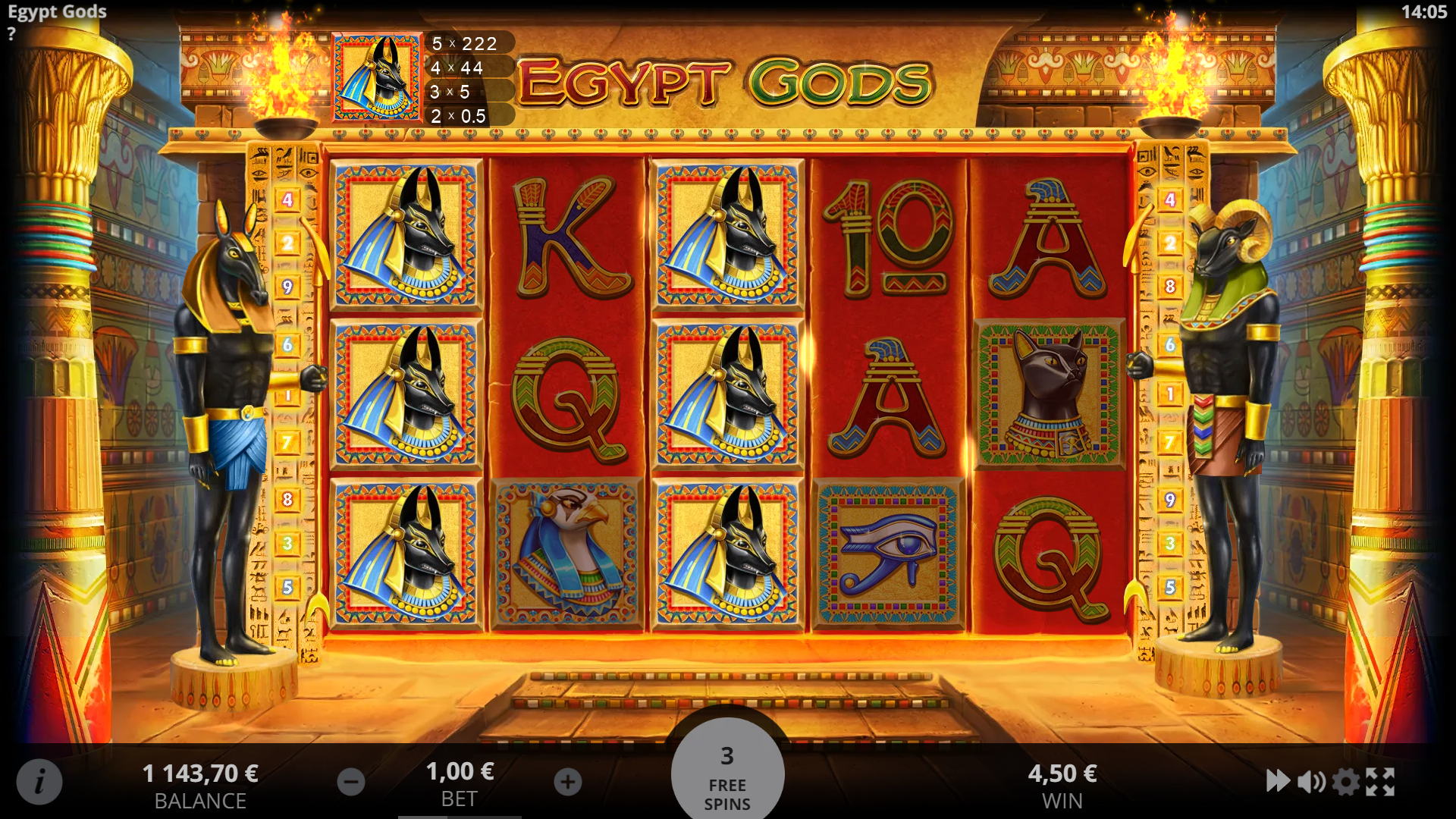 God Of Egyptian slot