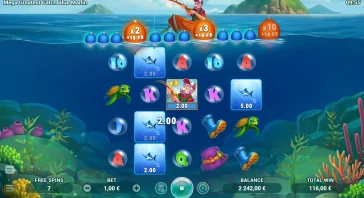 PROGRESSIVE FREE SPINS WITH FISHING FEATURE