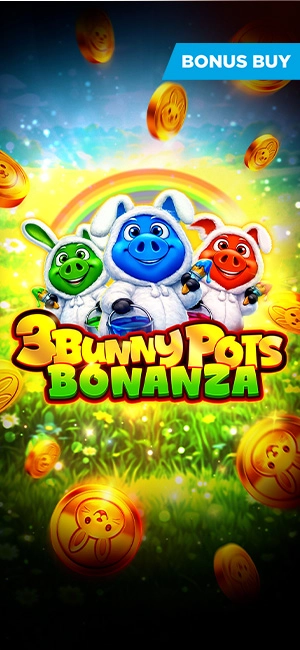3 Bunny Pots Bonanza