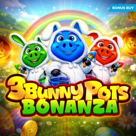 3 Bunny Pots Bonanza