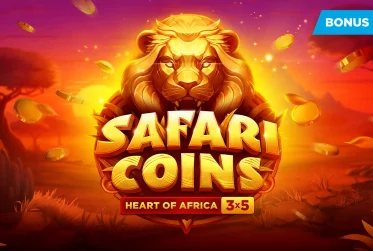 Poster for: Step into the wild with Safari Coins: Heart of Africa!