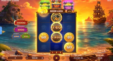 BONUS GAME WITH 3 BOOSTERS